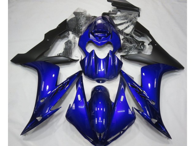 Bleu Brillant & Noir 04-06 R1 Carénage Moto Bleu Brillant & Noir 04-06 R1 Carénage Moto