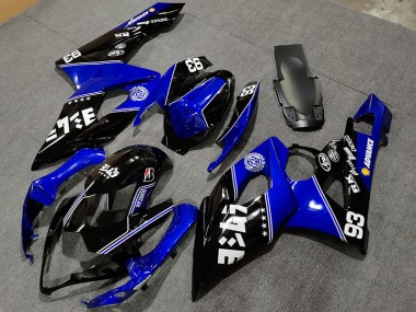 Bleu Brillant & Noir 05-06 GSXR 1000 Carénage Moto