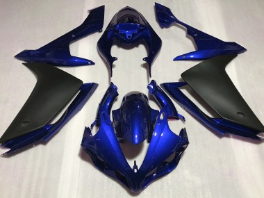 Bleu Brillant & Noir 07-08 R1 Carénage Moto