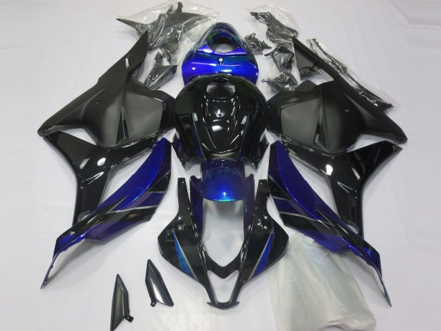 Bleu Brillant & Noir 09-12 CBR600RR Carénage Moto
