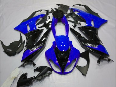Bleu Brillant & Noir 09-12 ZX6R Carénage Moto
