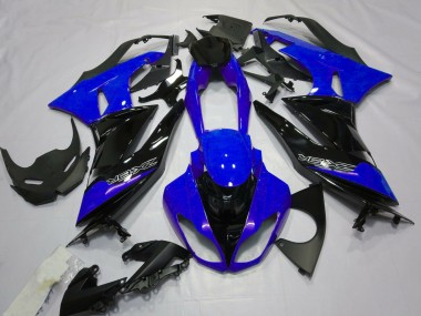 Bleu Brillant & Noir 09-12 ZX6R Carénage Moto