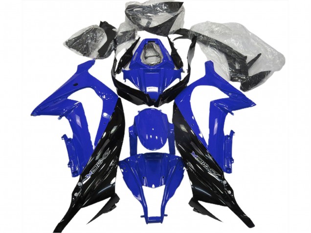 Bleu Brillant & Noir 11-15 ZX10R Carénage Moto