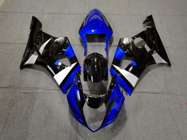 Bleu Brillant Noir & Argent 03-04 GSXR 1000 Carénage Moto