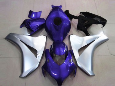 Bleu Brillant & Rouge 08-11 CBR1000RR Carénage Moto