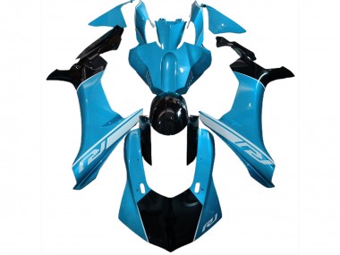 Bleu Ciel & Noir 15-19 R1 Carénage Moto
