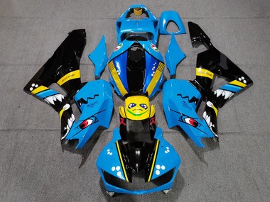 Bleu Ciel Personnalisé 13-23 CBR600RR Carénage Moto
