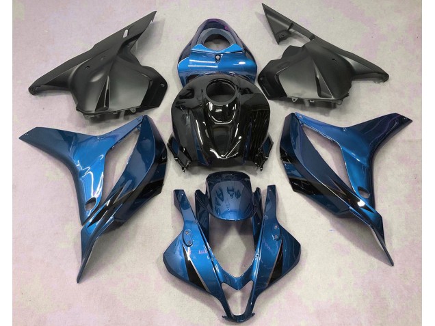 Bleu Clair Avec Noir 09-12 CBR600RR Carénage Moto Bleu Clair Avec Noir 09-12 CBR600RR Carénage Moto