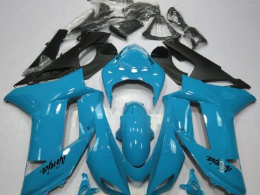 Bleu Clair Brillant 07-08 ZX6R Carénage Moto