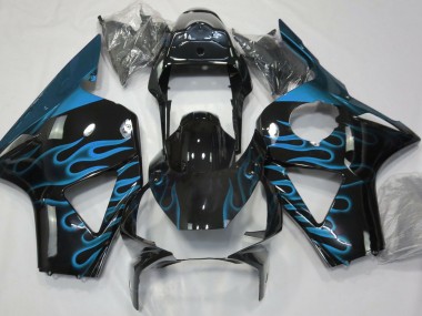 Bleu Clair Flamme 02-03 CBR954RR Carénage Moto