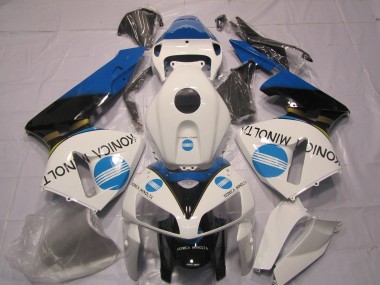 Bleu Clair Konica Minolta 05-06 CBR600RR Carénage Moto