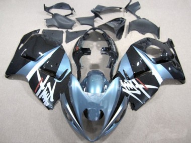 Bleu Clair & Noir 97-07 GSXR 1300 Carénage Moto
