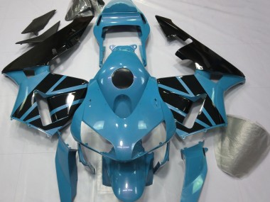Bleu Clair & Noir Brillant 03-04 CBR600RR Carénage Moto