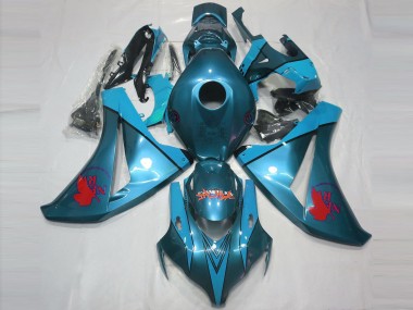Bleu Clair Personnalisé 08-11 CBR1000RR Carénage Moto