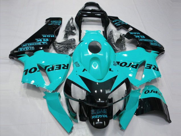 Bleu Clair Repsol 03-04 CBR600RR Carénage Moto Bleu Clair Repsol 03-04 CBR600RR Carénage Moto