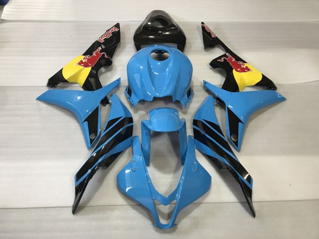Bleu Clair Rouge Taureau 07-08 CBR600RR Carénage Moto