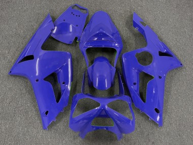 Bleu Foncé Uni 03-04 ZX6R Carénage Moto