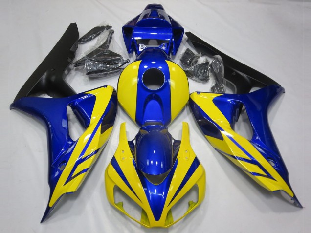 Bleu & Jaune 06-07 CBR1000RR Carénage Moto Bleu & Jaune 06-07 CBR1000RR Carénage Moto