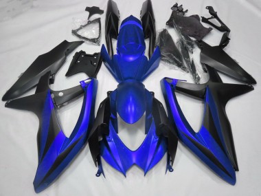 Bleu Mat Sans R 08-10 GSXR 600-750 Carénage Moto