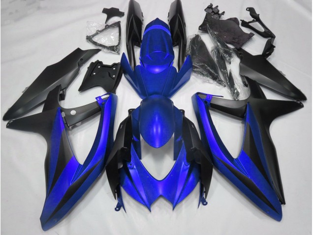 Bleu Mat Sans R 08-10 GSXR 600-750 Carénage Moto