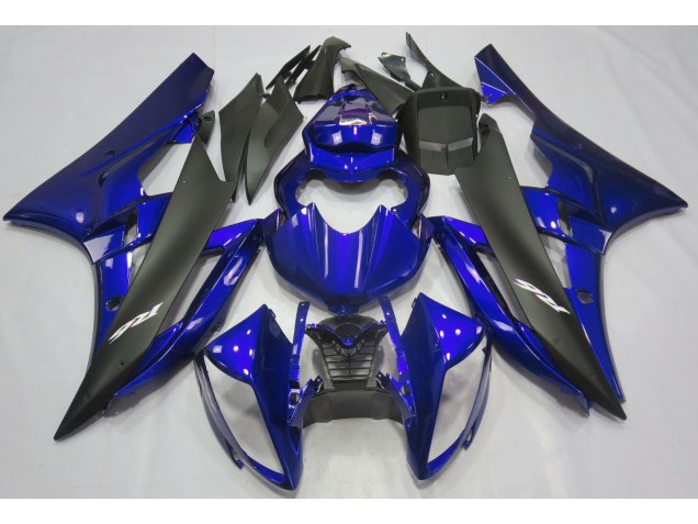 Bleu Métallisé & Noir 06-07 R6 Carénage Moto Bleu Métallisé & Noir 06-07 R6 Carénage Moto