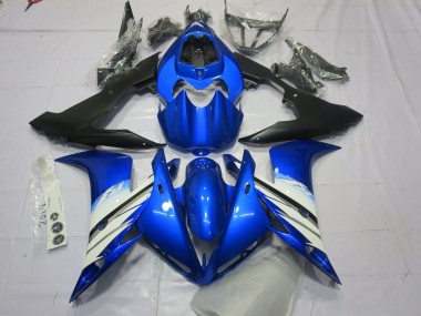 Bleu & Noir 04-06 R1 Carénage Moto
