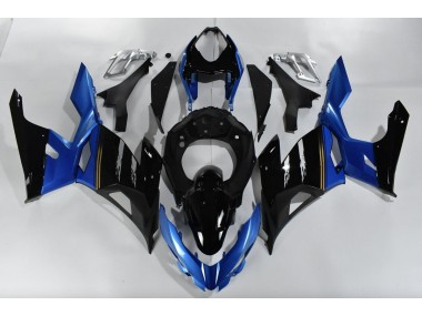 Bleu & Noir 18-23 Ninja 400 Carénage Moto
