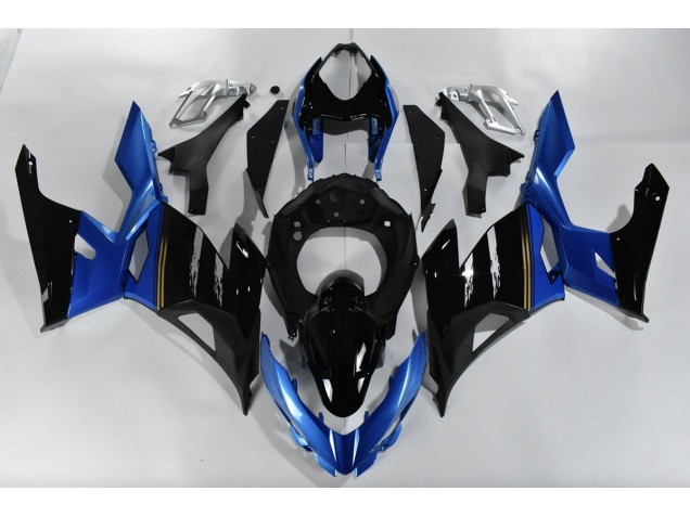 Bleu & Noir 18-23 Ninja 400 Carénage Moto Bleu & Noir 18-23 Ninja 400 Carénage Moto