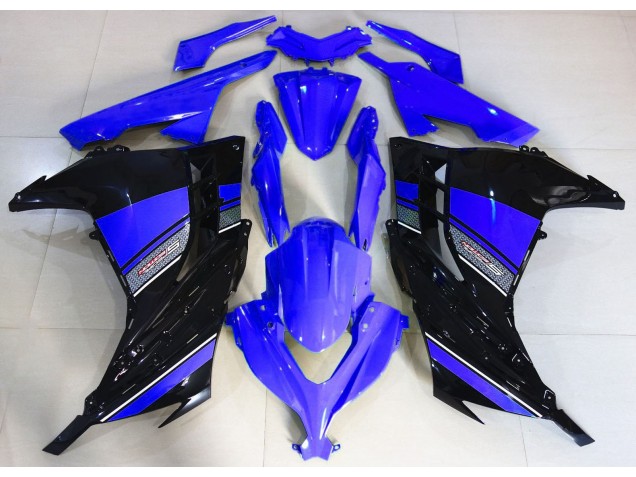 Bleu Nuit & Noir 13-18 Ninja 300 Carénage Moto Bleu Nuit & Noir 13-18 Ninja 300 Carénage Moto