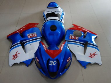 Bleu Océan & Logos 97-07 GSXR 1300 Carénage Moto