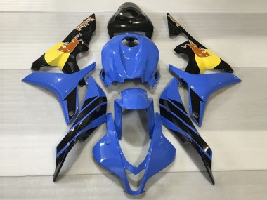 Bleu & Orange Taureau 07-08 CBR600RR Carénage Moto