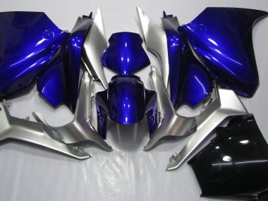 Bleu Profond & Argent 10-13 VFR1200 Carénage Moto