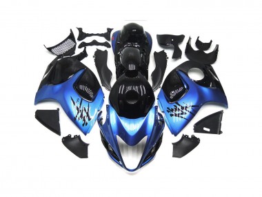 Bleu Profond Avec Black Custom 08-20 GSXR 1300 Carénage Moto