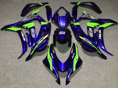 Bleu Profond Trickstar 16-19 ZX10R Carénage Moto