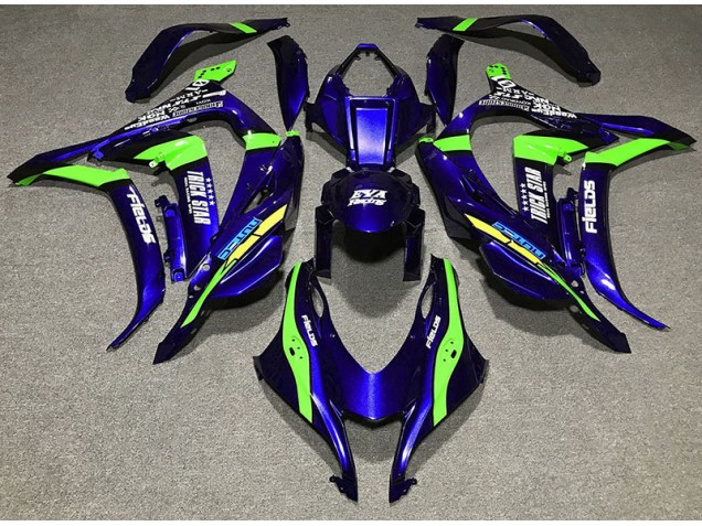 Bleu Profond Trickstar 16-19 ZX10R Carénage Moto