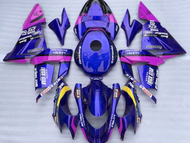 Bleu & Rose Trickstar 04-05 ZX10R Carénage Moto