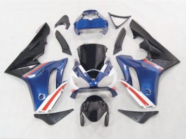 Bleu / Rouge & Blanc 06-08 Daytona 675 Carénage Moto