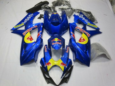 Bleu Rouge Taureau 07-08 GSXR 1000 Carénage Moto