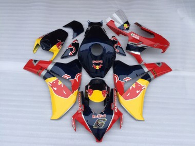 Bleu Rouge Taureau 08-11 CBR1000RR Carénage Moto