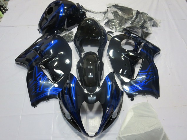 Bleu Électrique 97-07 GSXR 1300 Carénage Moto Bleu Électrique 97-07 GSXR 1300 Carénage Moto