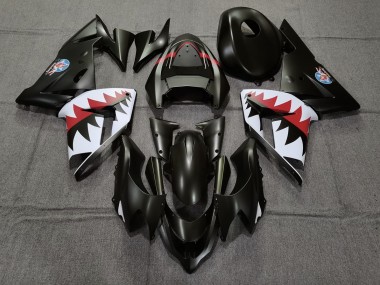 Bomber Betty Noir Mat 04-05 ZX10R Carénage Moto