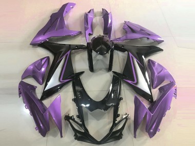Bords Violets Brillants 11-24 GSXR 600-750 Carénage Moto