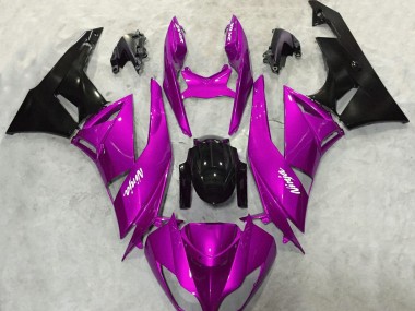 Brillant Rose Vif 09-12 ZX6R Carénage Moto