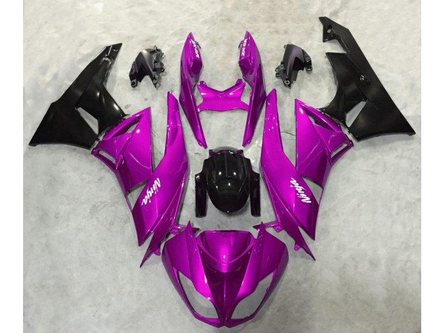 Brillant Rose Vif 09-12 ZX6R Carénage Moto Brillant Rose Vif 09-12 ZX6R Carénage Moto