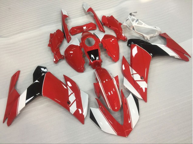 Brillant Rouge & Blanc 15-18 R3 Carénage Moto Brillant Rouge & Blanc 15-18 R3 Carénage Moto