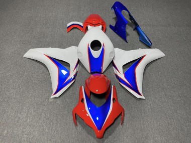 Brillant Rouge & Bleu 08-11 CBR1000RR Carénage Moto
