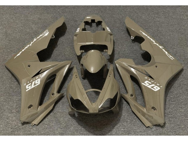 Bronzage Brillant Du Désert 06-08 Daytona 675 Carénage Moto