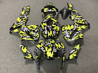 Camouflage & Jaune Fluo 05-06 CBR600RR Carénage Moto