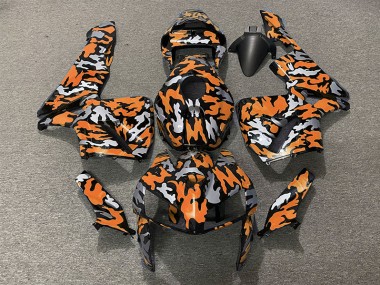 Camouflage & Orange 05-06 CBR600RR Carénage Moto
