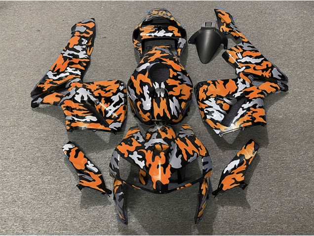 Camouflage & Orange 05-06 CBR600RR Carénage Moto Camouflage & Orange 05-06 CBR600RR Carénage Moto